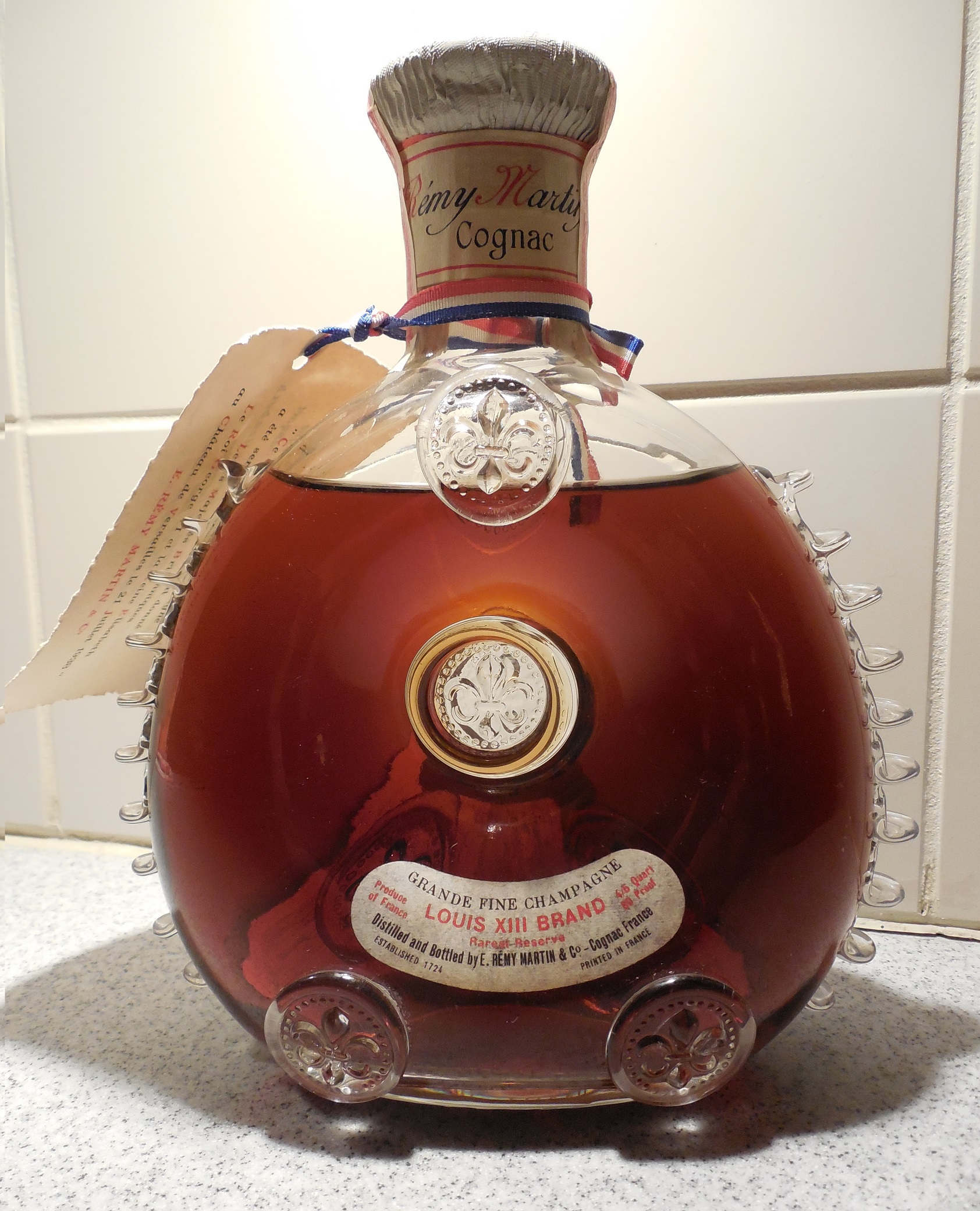 Remy Martin & Co Made in France BACCARAT Cognac Decanter 1999