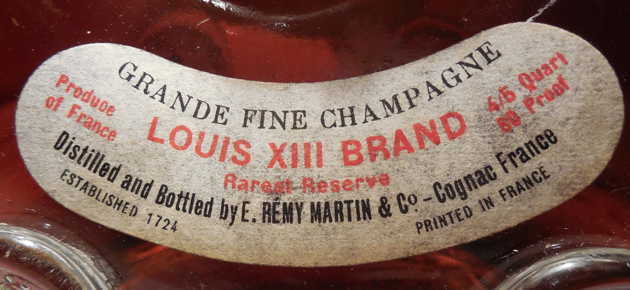 Remy Martin Cognac Louis XIII 1980